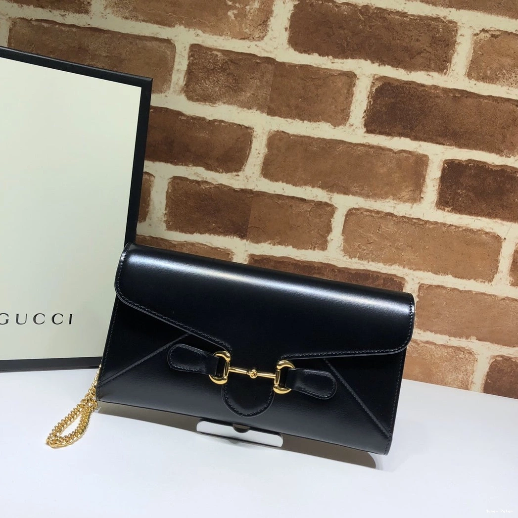 Hyperpeter GUCCI 955 chain wallet with Horsebit 0807